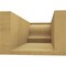 Ekena Millwork 6in. W x 4in. H x 12in. L Newport Woodgrain TimberThane Rafter Tail, Primed Tan RFTUR06X04X12NEWRCPR - alternate 4